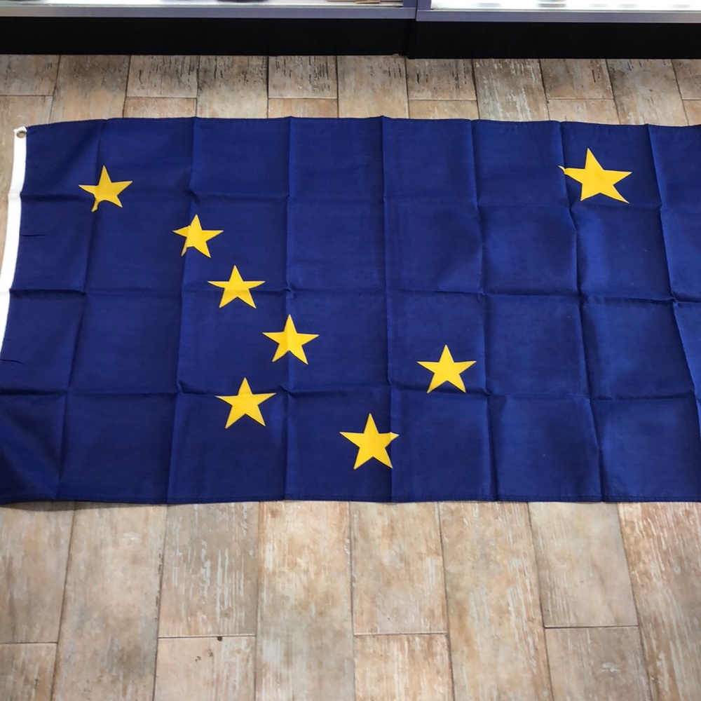 Vintage Alaska State Flag.